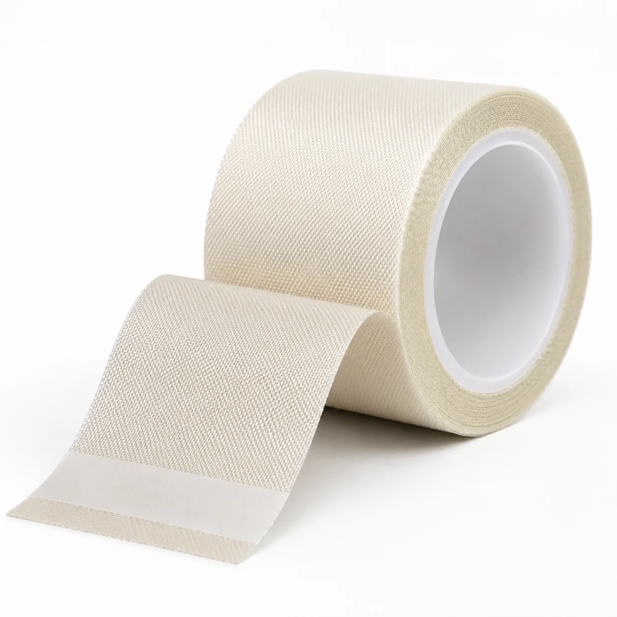 Unrolled glass cloth silicone tape