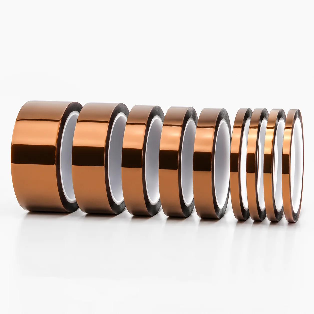 Polyimide tapes in multiple widths